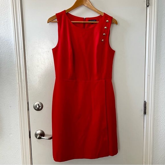 Tommy Hilfiger red a-line dress - Picture 2 of 7